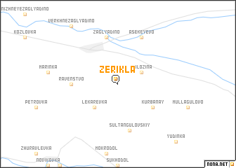 map of Zerikla