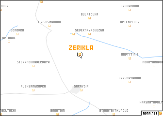 map of Zerikla