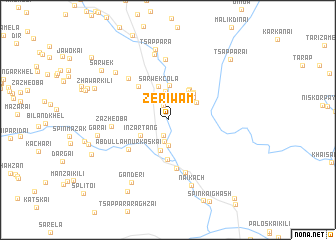 map of Zeriwām