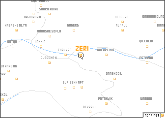 map of Zerī