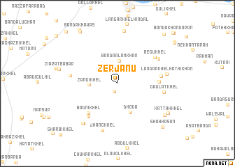 map of Zer Jānu
