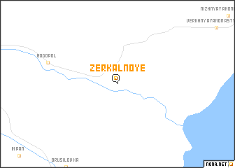 map of Zerkal\