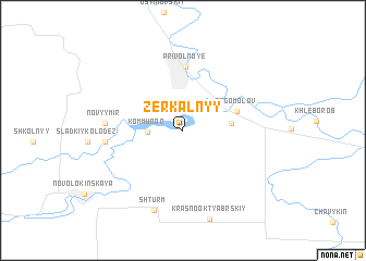 map of Zerkal\