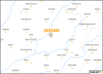map of Zerkʼamī