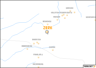 map of Zerk