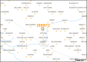 map of Zernitz