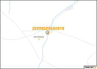 map of Zernogradskoye