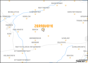 map of Zernovoye