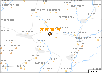 map of Zernovoye