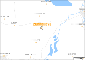 map of Zernovoye