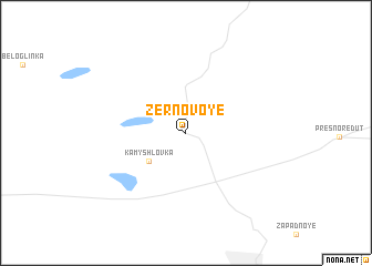 map of Zernovoye