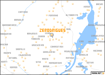 map of Zé Rodrigues