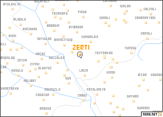 map of Zerti