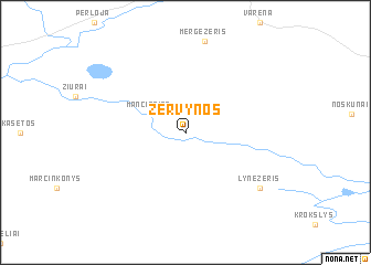 map of Zervynos