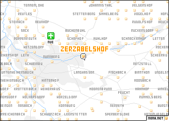 map of Zerzabelshof