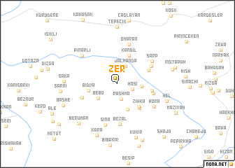 map of Zēr