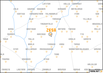 map of Zèsa
