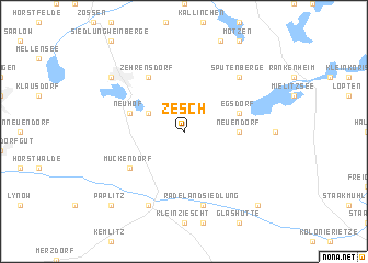 map of Zesch