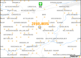 map of Zeselberg