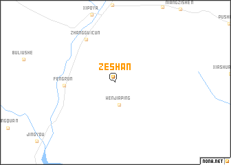 map of Zeshan