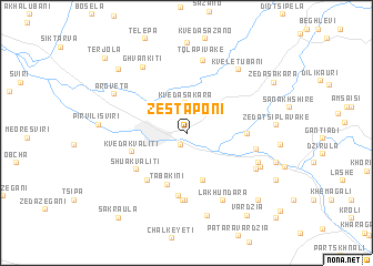 map of Zestapʼoni