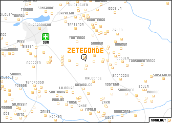 map of Zétégomdé