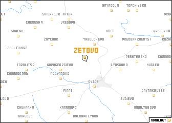 map of Zetʼovo