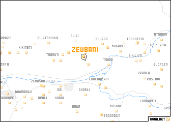 map of Zeubani