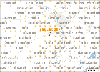 map of Zeulsdorf