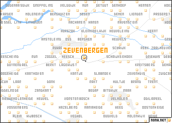 map of Zevenbergen