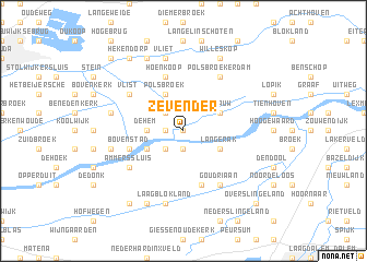 map of Zevender