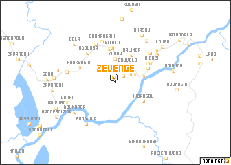 map of Zevengé