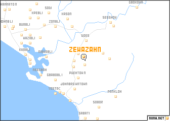 map of Zewazahn