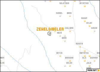 map of Zeweldī Belen