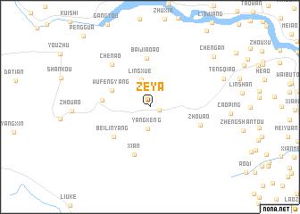 map of Zeya