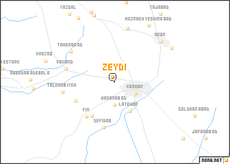 map of Zeydī