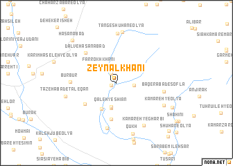 map of Zeynal Khānī