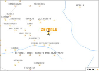 map of Zeynālū