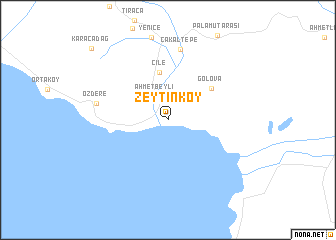 map of Zeytinköy