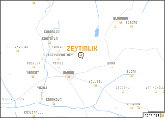 map of Zeytinlik