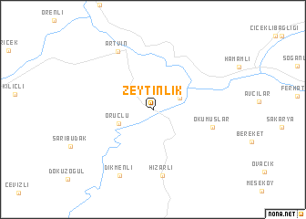 map of Zeytinlik