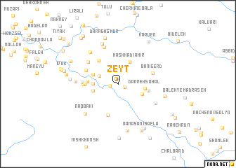 map of Zeyt