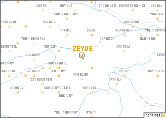 map of Zeyve