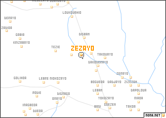 map of Zézayo