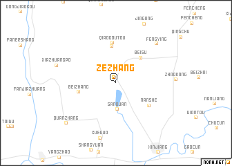 map of Zezhang