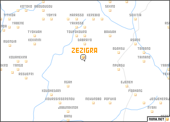 map of Zezigra