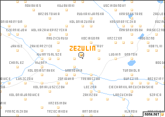 map of Zezulin