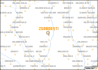 map of Zgaboeşti
