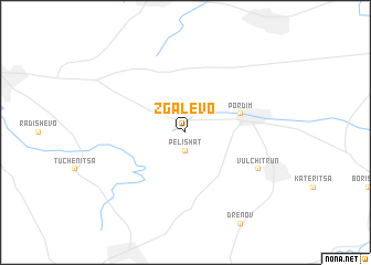 map of Zgalevo