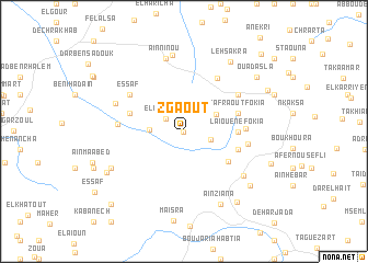 map of Zgâout